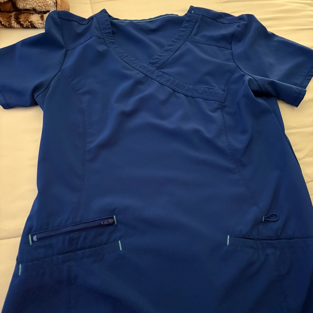 Royal Blue Scrub set